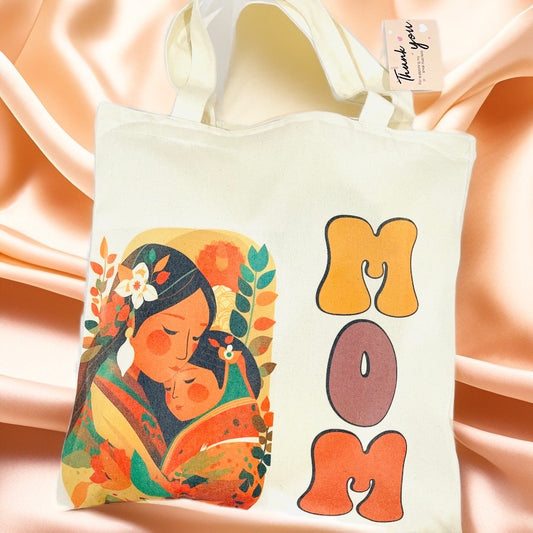 Mom’s Day Canvas Tote Bag, Perfect Gift