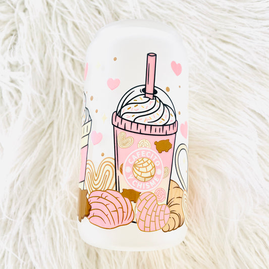 Sweet Treat | 16oz Foster Glass Can, Bamboo Lid & Straw | Three in One