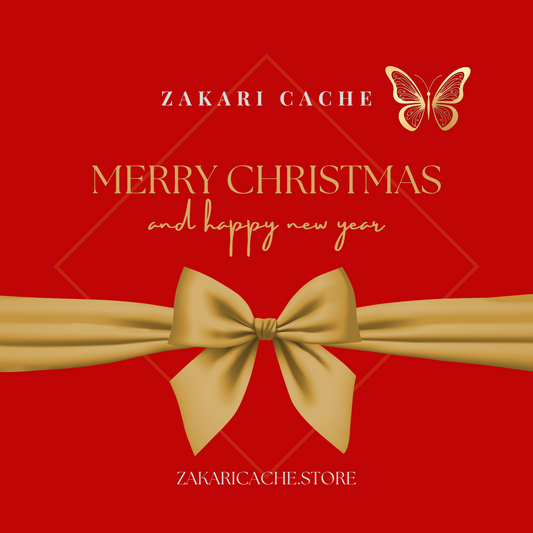 Zakari Cache Merry Christmas & Happy New Year Gift card