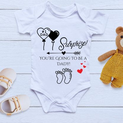 Surprise baby coming soon 2025 Announcement baby cloth