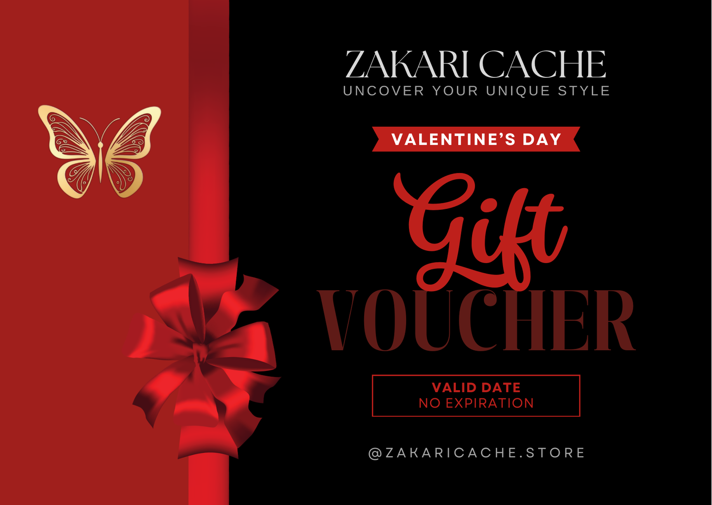 Zakari Cache Valentine's Day Gift Card