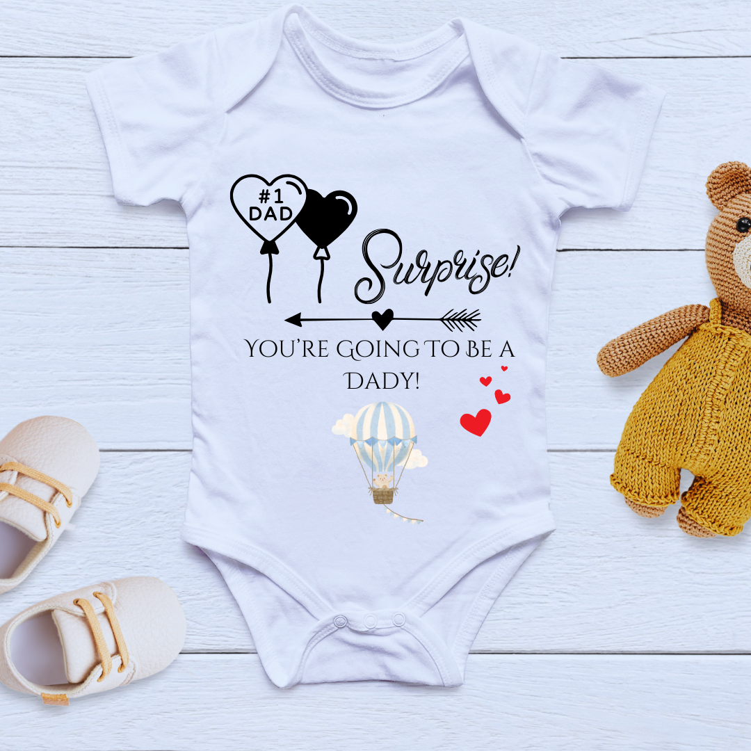 Surprise baby coming soon 2025 Announcement baby cloth